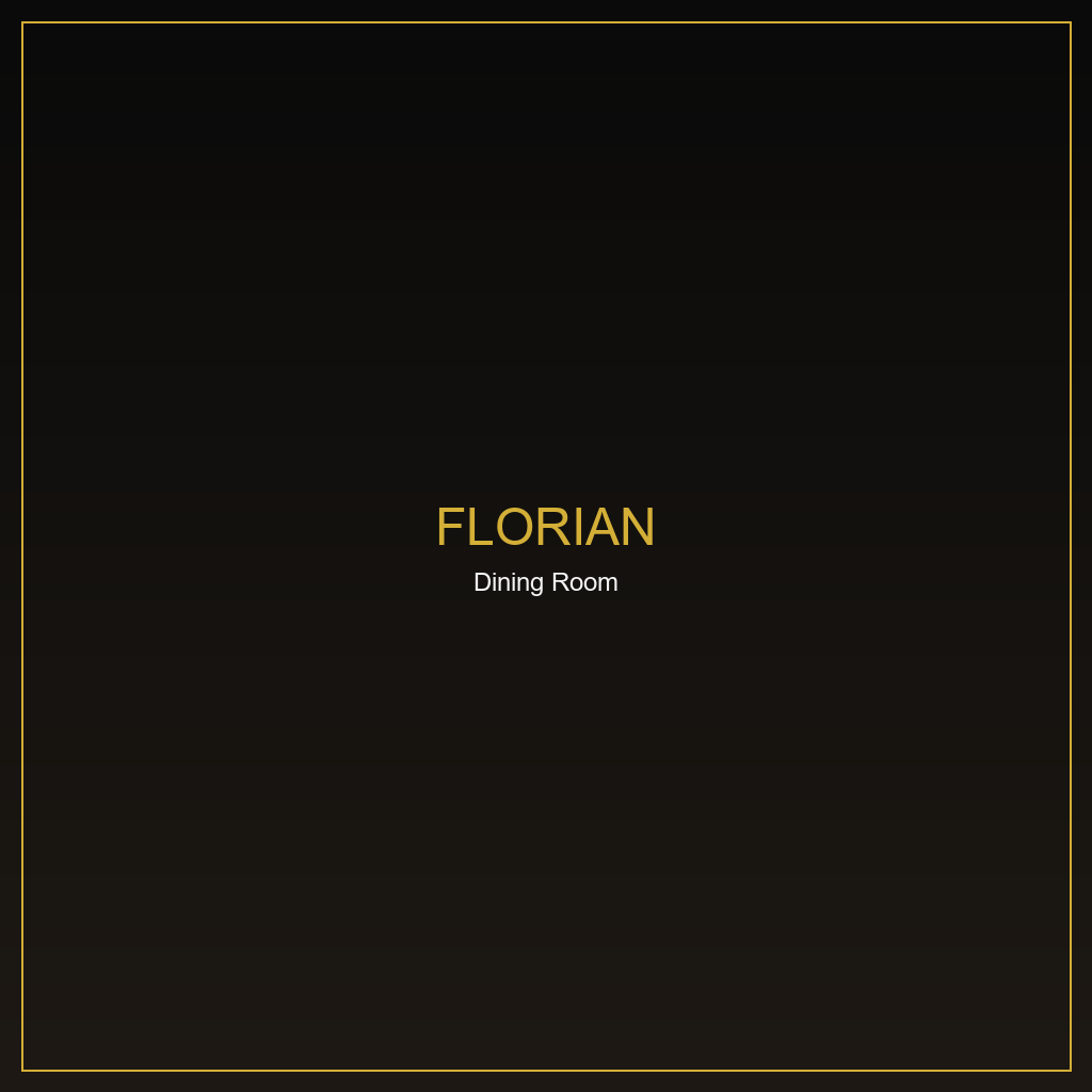 Sala interna del ristorante Florian